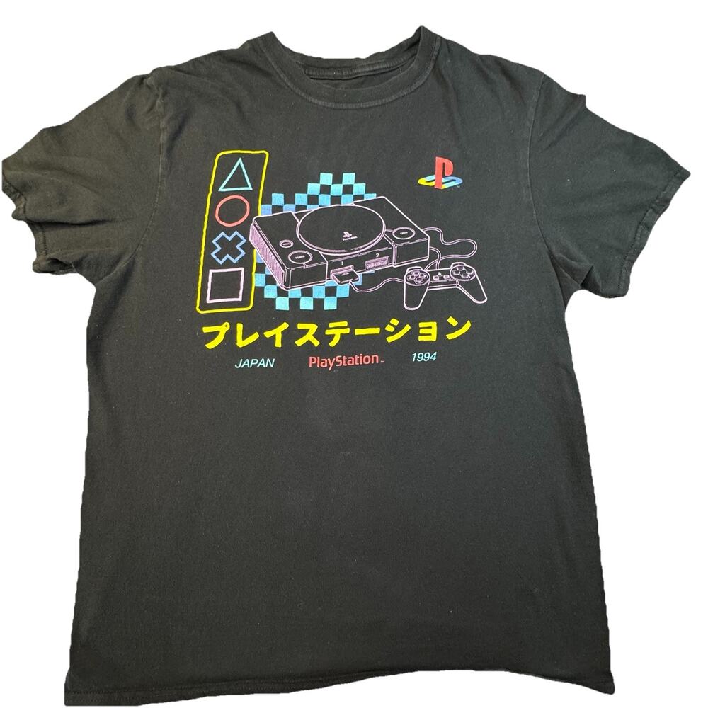 PlayStation PS1 Graphic T Shirt Japan 1994 Console Gaming Tee -415